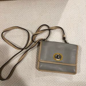 Grey Coach Crossbody Purse